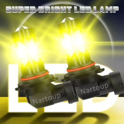 For Subaru Forester 1998-2002 2006-2013 2X Golden Yellow 9006 LED Fog Light Bulb Foto 1 de 4