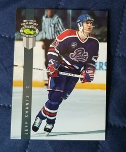 1992 Classic Four-Sport Multi-Sport Card #164 Jeff Shantz - Chicago Blackhawks - Picture 1 of 2
