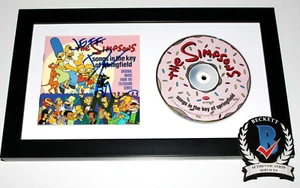 DANNY ELFMAN SIGNIERT GERAHMT DER SIMPSONS SOUNDTRACK CD BOOKLET BECKETT BAS COA - Bild 1 von 2