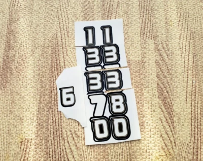 🔥 Calcomanía adhesiva número casco de hockey Anaheim Ducks Pro Stock Foto 1 de 2