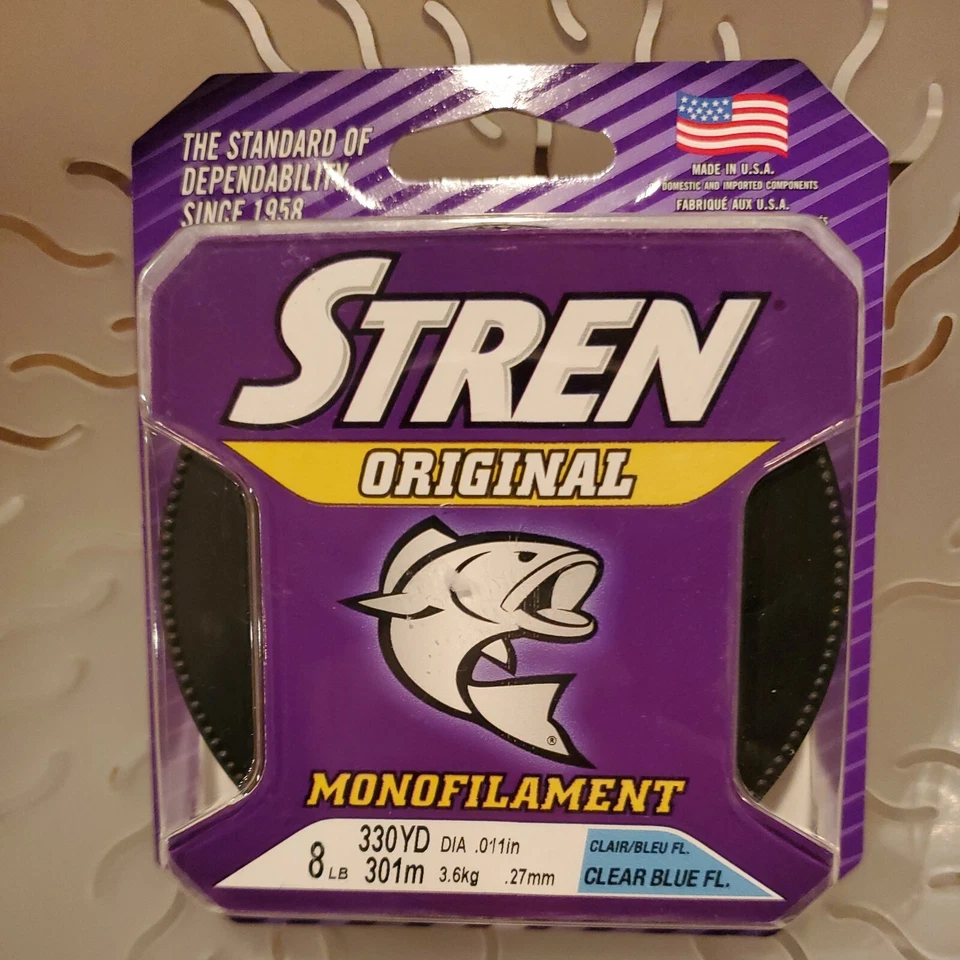 Stren Original Monofilament Clear Blue Fluorescent 330yd - 8lb - FAST SHIPPING! - Image 1 of 1