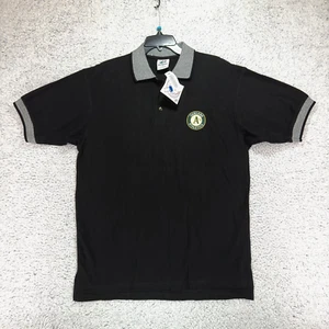 Camisa polo de colección años 90 Oakland A's Athletics manga corta MLB para hombre talla mediana nueva con etiquetas - Imagen 1 de 8