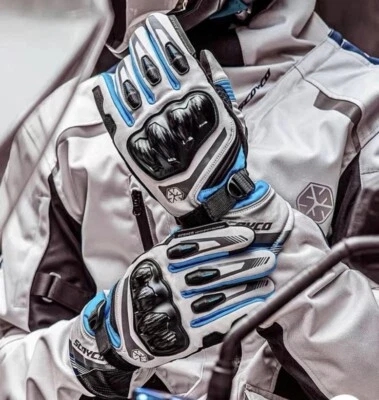 Stay Warm & Protected: Waterproof & Windproof Motorcycle Gloves for Men (XL) - Image 1 of 4