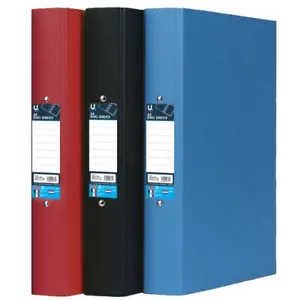 3 X Ring Binder File Folder Durable Home Office School Assorted Colour - Picture 1 of 1