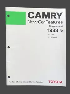 1988½ TOYOTA CAMRY ~ OEM DEALERSHIP ~ NEW CAR FEATURES ~ Highlights & Technical - Picture 1 of 7