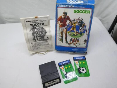 Soccer ( Intellivision, 1979) White Label Complete Tested and working - Image 1 of 4