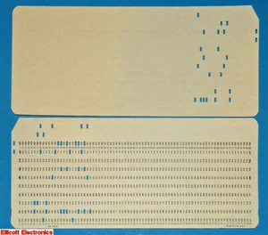 100 Whitish IBM Standard Perforado con Tarjetas de Datos DD-5081 Rocky Mountain Arsenal - Imagen 1 de 1