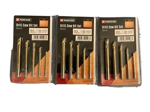 Parkside HSS Fräsbohrer Bits 5-teiliges Set für Holz 3,4,5,6,8 mm-Holzbohrer Bits - Bild 1 von 2