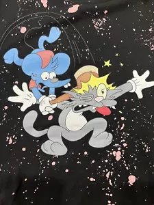 Zara Women T-shirt Itchy and scratchy The Simpsons - Small - Buy 2 Get 1 Free - Picture 1 of 5