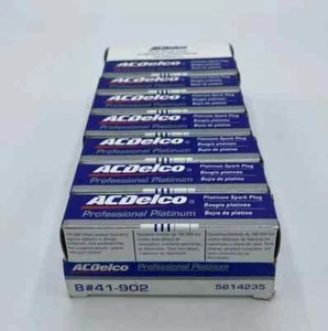 NEW GENUINE GM ACDelco Double Platinum Spark Plugs 41-902 Set Of 8 - Picture 1 of 1