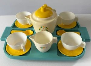 FISHER PRICE TEA SET 1982 VINTAGE COMPLETE - Picture 1 of 19