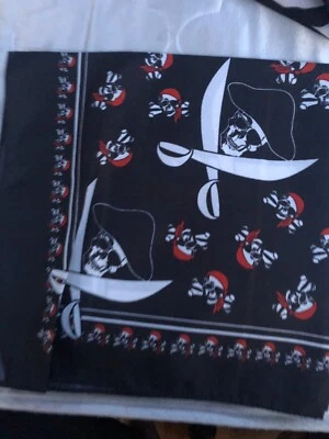 ЛУЧШАЯ СДЕЛКА НА EBAY БАНДАНА ПИРАТСКИЙ ПРИНТ РЕЗИНКИ ВКЛЮЧЕНЫ МАСКА ДЛЯ ЛИЦА - Изображение 1 из 3