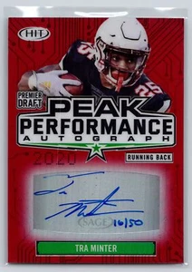 2020 Sage #PKS-TM Tra Minter Red auto /50 Peak Performance - Picture 1 of 2