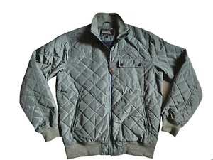 TENSON Biker Stepp Jacke Blouson gefüttert Olivgrün Top Zustand Gr. L - Bild 1 von 8