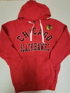 NHL Chicago Blackhawks Full Zip Hooded Sweatshirt, New (Men's 2XL) - Picture 1 of 4