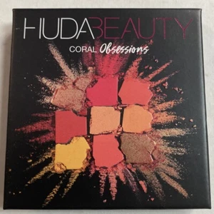 HUDA Beauty ~CORAL Obsessions ~Eyeshadow Palette BNIB- Authentic Discontinued - Picture 1 of 5