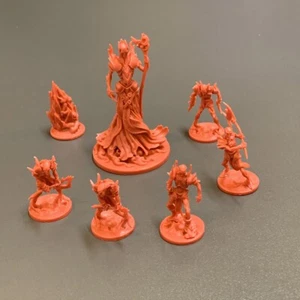 7x Bones Lich Queen Champion Godtear Eternal Glade Morrigan Set Juego de Mesa Minis - Imagen 1 de 7