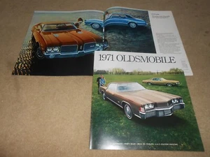 1971 OLDSMOBILE BROCHURE / BIG 16 Page '71 CATALOG / CUTLASS 88 TORONADO 98 - Picture 1 of 4