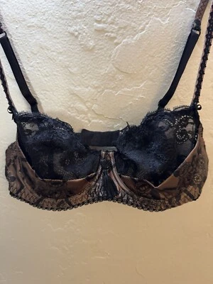 SUJETADOR DE ENCAJE AUBADE 32C LENCERÍA FRANCESA PARISINA PRÁCTICAMENTE NUEVO Foto 1 de 4