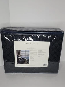 New Ralph Lauren Quilt Tait Journeys End Full Queen Navy Blue Bedding NEW - Picture 1 of 3