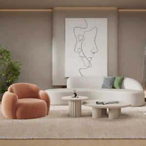Luxury Minimalist Lounge Sofa – Modern Comfort Single Seater