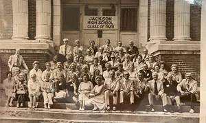 Jackson High School Class of 1929 Class Reunion Vintage Photo Black/White - Picture 1 of 1
