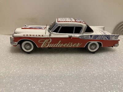 BUDWEISER 1958 STUDEBAKER GOLDEN HAWK "A CLASSIC RIDE". Sculpted car. HC - Image 1 of 4