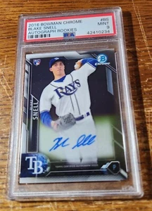 BLAKE SNELL -- 2016 BOWMAN CHROME AUTOGRAPH ROOKIES -- BCAR-BS -- PSA MINT 9 - Bild 1 von 1