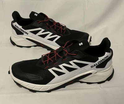Salomon Supercross 4 Hiking Outdoor Sport Shoes White/Black Men’s Size 14 - Image 1 of 4