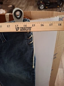 Mudd Yo Girls Jeans. Sz 9. Shoestring Lace At Hips. Back Pocket Stitching. - Picture 1 of 10