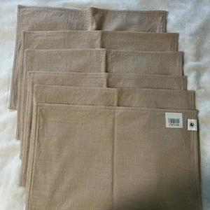 Tischsets 6er Set Rechteck Fiesta Taupe 19x13Zoll. - Bild 1 von 6