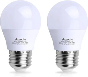 Acaxin LED Refrigerator Light Bulb 4W 40Watt Equivalent, Waterproof White - Picture 1 of 9
