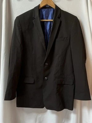 Blazer Traje Chaqueta IZOD Niños Negro Talla 20 Formal Boda Foto 1 de 4