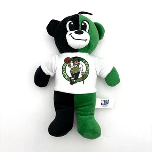NBA Boston Celtics Bear Plush 9" Basketball Black Green Stuffed Animal Toy Soft - Picture 1 of 4