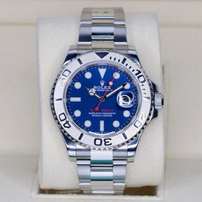 Rolex Yacht-Master 126622 esfera azul bisel platino acero inoxidable 40 mm 2022 Foto 1 de 4