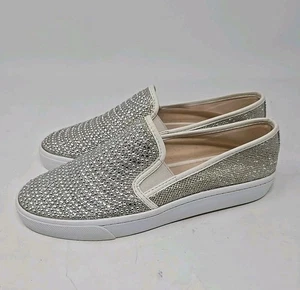 Zapato Deportivo Inc Silver Stone & Stud Embellecido SAMMEE2 Sin Cordones Talla 7.5 M - Imagen 1 de 8