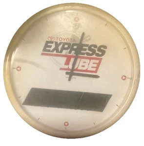 Oldtimer Autowerkstatt Toyota Express Timer Schmieruhr Werbung - Bild 1 von 3