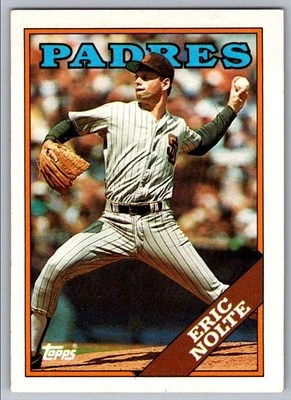 1988 Topps Eric Nolte Rookie San Diego Padres #694 - Image 1 of 2