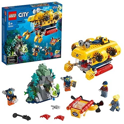 LEGO City Sea Explorers Deep Seabed/Underwater Exploration Submarine Diving Adve - Image 1 of 4