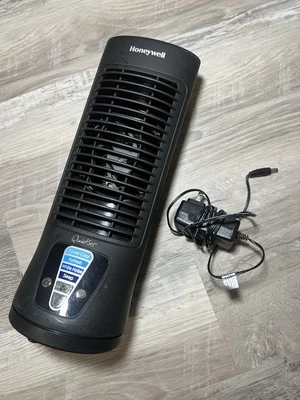 Honeywell HTF210B QuietSet Mini Tower Table Fan - Black - Image 1 of 4