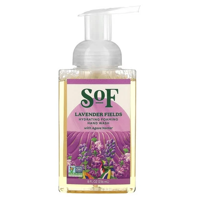 Hydrating Foaming Hand Wash, Lavender Fields, 8 fl oz (236 ml) - Image 1 of 2