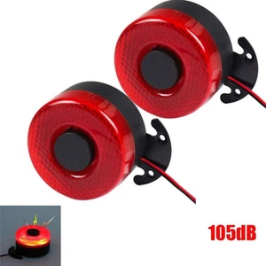 2pc Car Truck Backup Warning Alarm Vehicle Auto Reverse 105dB Beeper Horn NEW - Picture 1 of 9