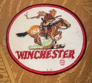 NOS WINCHESTER EMBROIDERED SEW ON PATCH~RIFLES~SHOTGUNS~AMMUNITION~3 1/2" x 3" - Picture 1 of 5