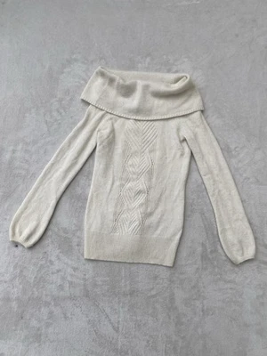 WHBM Womens Ivory Cowl Sweater Rabbit Hair Cashmere Wool Blend Sz Extra Small - Image 1 of 4