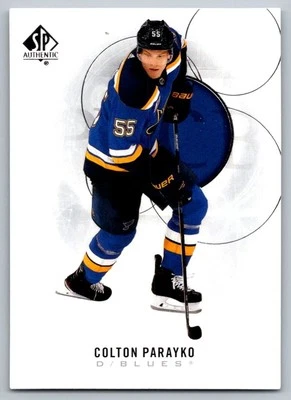 2020-21 SP Authentic Colton Parayko St. Louis Blues #45 - Image 1 of 2