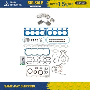 Full Gasket Set Bearings Rings Fit 06-09 Buick Pontiac Chevrolet 5.3L OHV - Bild 1 von 12