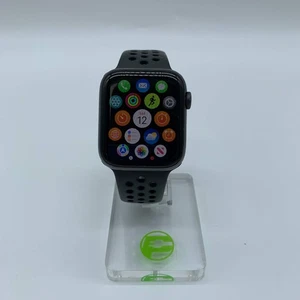 Unlocked Apple Watch Series 4 Nike GPS LTE 44MM Black Aluminum Sport Loop A1976 - Picture 1 of 8