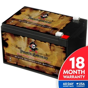 12V 14AH Rechargeable 168W Sealed Lead Acid (SLA) Battery - T2 Terminals - Picture 1 of 7