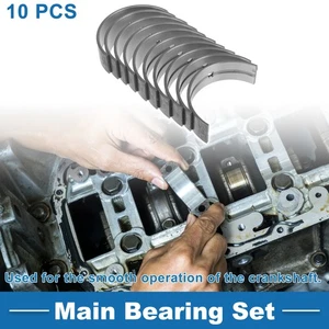 Main Bearing Set No.1170167020 for Toyota Land Cruiser 2002-2010 Silver Tone - Imagen 1 de 7