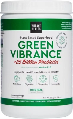 Vibrant Health, Green Vibrance, Incluye 65 11.64 Onzas (Pack de 1)  Foto 1 de 4